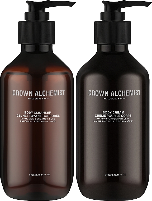 Набір - Grown Alchemist Refresh & Rejuvenate Body Care (b cleanser/300ml + b/cream/300ml) — фото N2