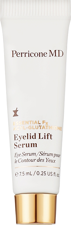 Ліфтинг-сироватка для очей - Perricone MD Essential Fx Acyl-Glutathione Eyelid Lift Serum Tube — фото N1
