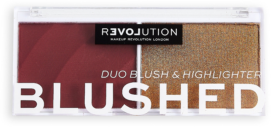 Палетка для макіяжу - Relove By Revolution Colour Play Blushed Duo