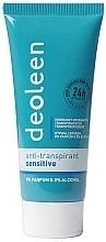 Парфумерія, косметика Кремовий дезодорант для тіла - Deoleen Anti-Perspirant Sensitive Cream