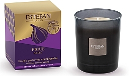 Esteban Figue Noire Refillable Scented Candle - Парфумована свічка — фото N1