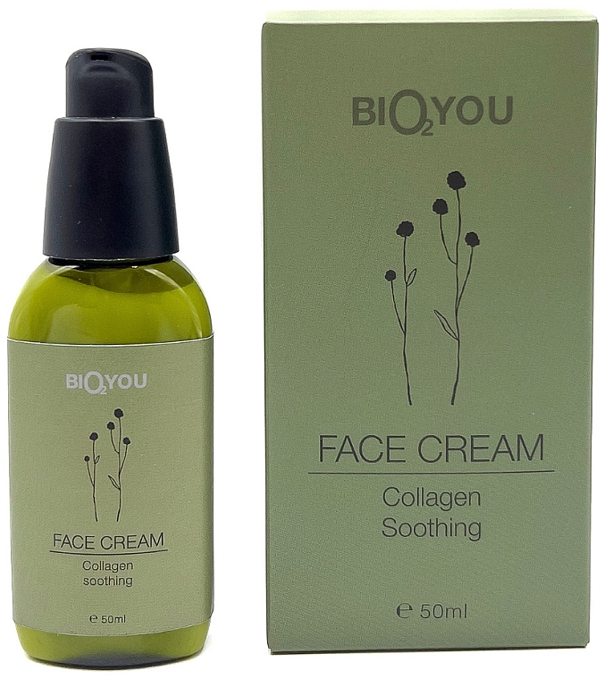 Крем для обличчя з колагеном - Bio2You Collagen Soothung Face Cream — фото N1