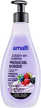 Крем-мило для рук "Фрукти лісу" - Amalfi Liquid Soap — фото N1
