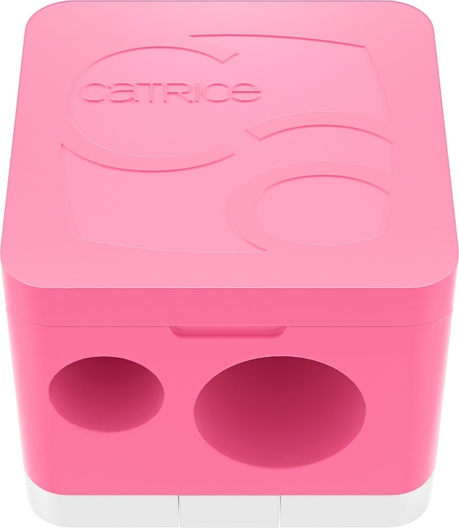 Стругачка для косметичних олівців подвійна, рожева - Catrice — фото N1