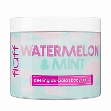 Скраб для тела "Арбуз и мята" - Fluff Watermelon & Mint Body Scrub — фото N1