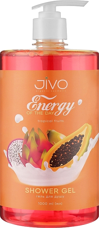 Гель для душу "Тропічні фрукти" - Jivo Energy or The Day Tropical Fruits Shower Gel — фото N1