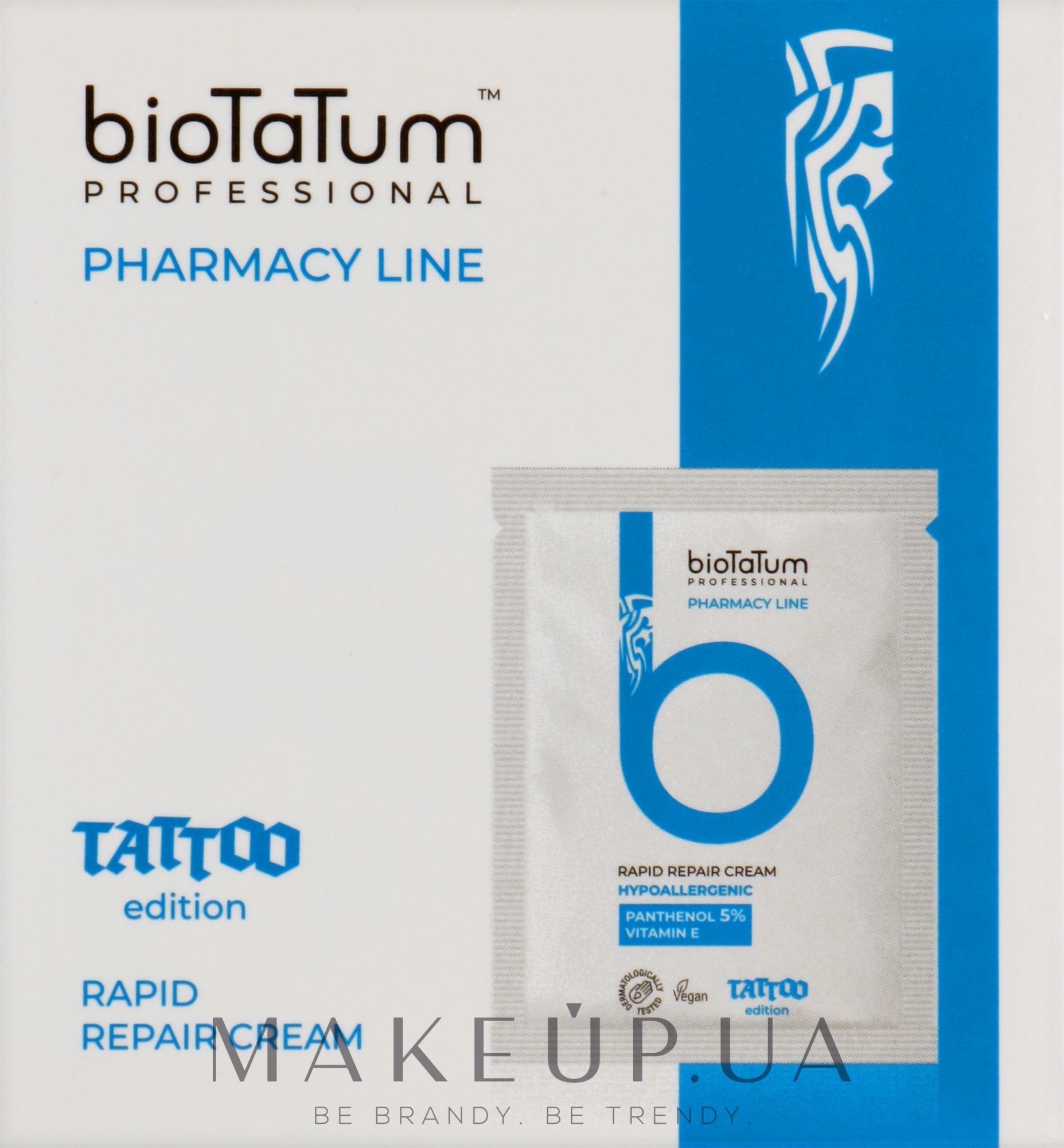 Швидкодіючий відновлюючий крем - bioTaTum Professional Pharmacy Line Rapid Repair Cream — фото 20x4ml