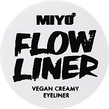 Веганская подводка для глаз - Miyo Flow Liner Vegan Creamy Eyeliner — фото N2