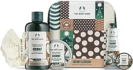 Парфумерія, косметика Набір, 6 продуктів - The Body Shop Creamy & Dreamy Coconut Essentials Gift