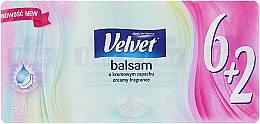 Платочки носовые "Бальзам" с ароматом крема, 4 слоя - Velvet — фото N1