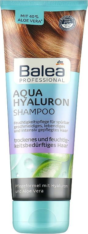 Зволожувальний шампунь для сухого волосся - Balea Professional Aqua Hyaluron Shampoo — фото N2