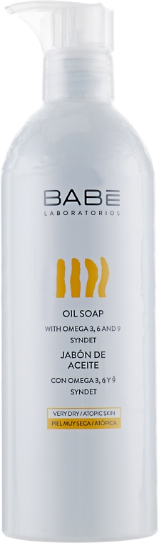 Мило для душу на основі олій з формулою без води та лугів - Babe Laboratorios Oil Soap — фото N2
