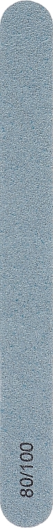 Пилочка пряма тонка, 80/100, блакитна - Світ леді Premium — фото N1