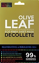 Парфумерія, косметика Експрес-маска для зони декольте - Beauty Face IST Discoloration & Spots Decolette Mask Olive Leaf