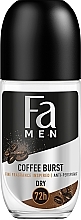 Роликовый антиперспирант "Кофейный взрыв" - Fa Men Coffee Brust Anti-Perspirant 72H — фото N1