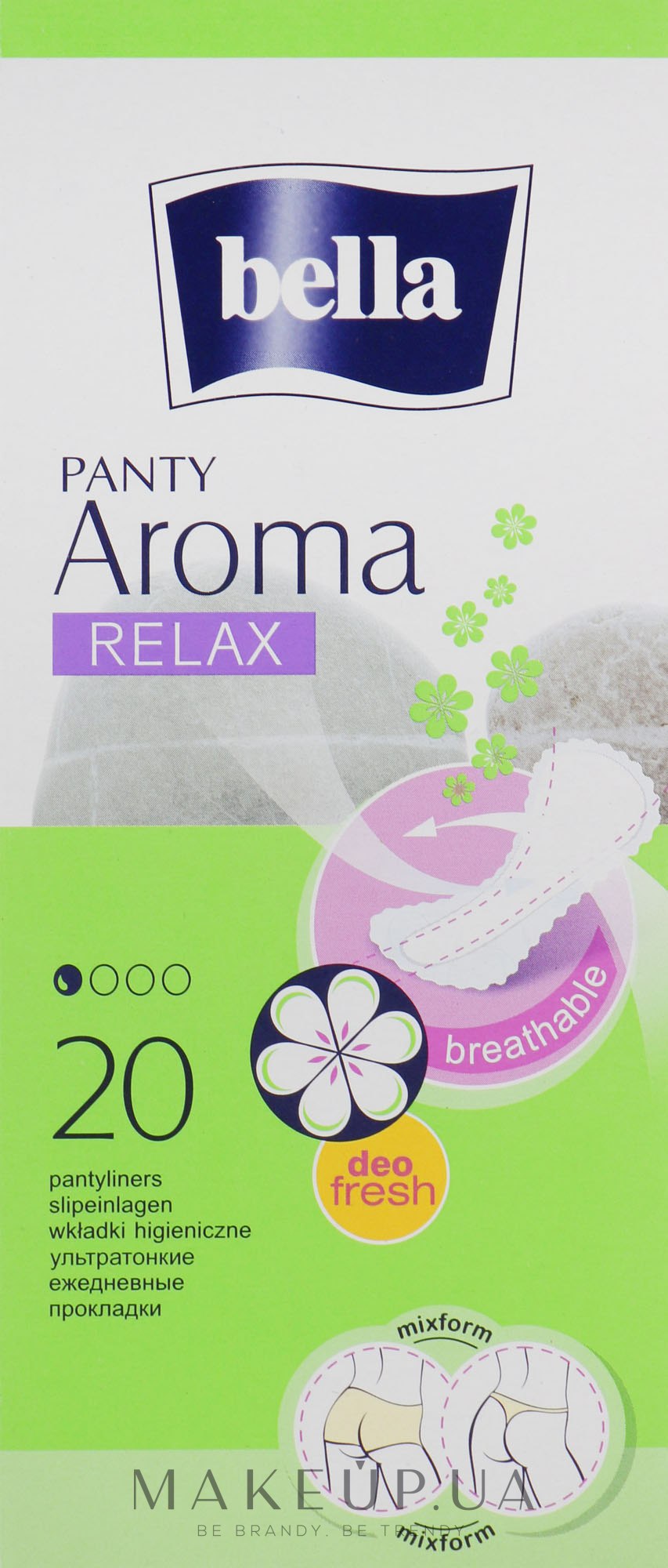 Прокладки Panty Aroma Relax, 20 шт. - Bella — фото 20шт