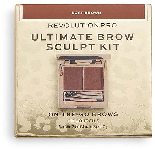 Набір для брів - Revolution Pro Ultimate Brow Sculpt Kit — фото N2