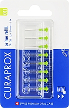 Набор ершиков межзубных "Prime Refill", CPS 1,1 -5,0 mm, без держателя, 8 шт, зеленый лайм - Curaprox — фото N1