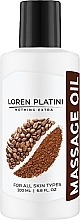 Массажное масло "Кофе" - Loren Platini Massage Oil — фото N1