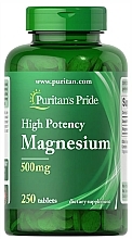 Духи, Парфюмерия, косметика Пищевая добавка "Магний", 500 mg - Puritan's Pride Magnesium