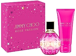 Парфумерія, косметика Jimmy Choo Rose Passion - Набір (edp/60 ml + b/lot/100 ml)