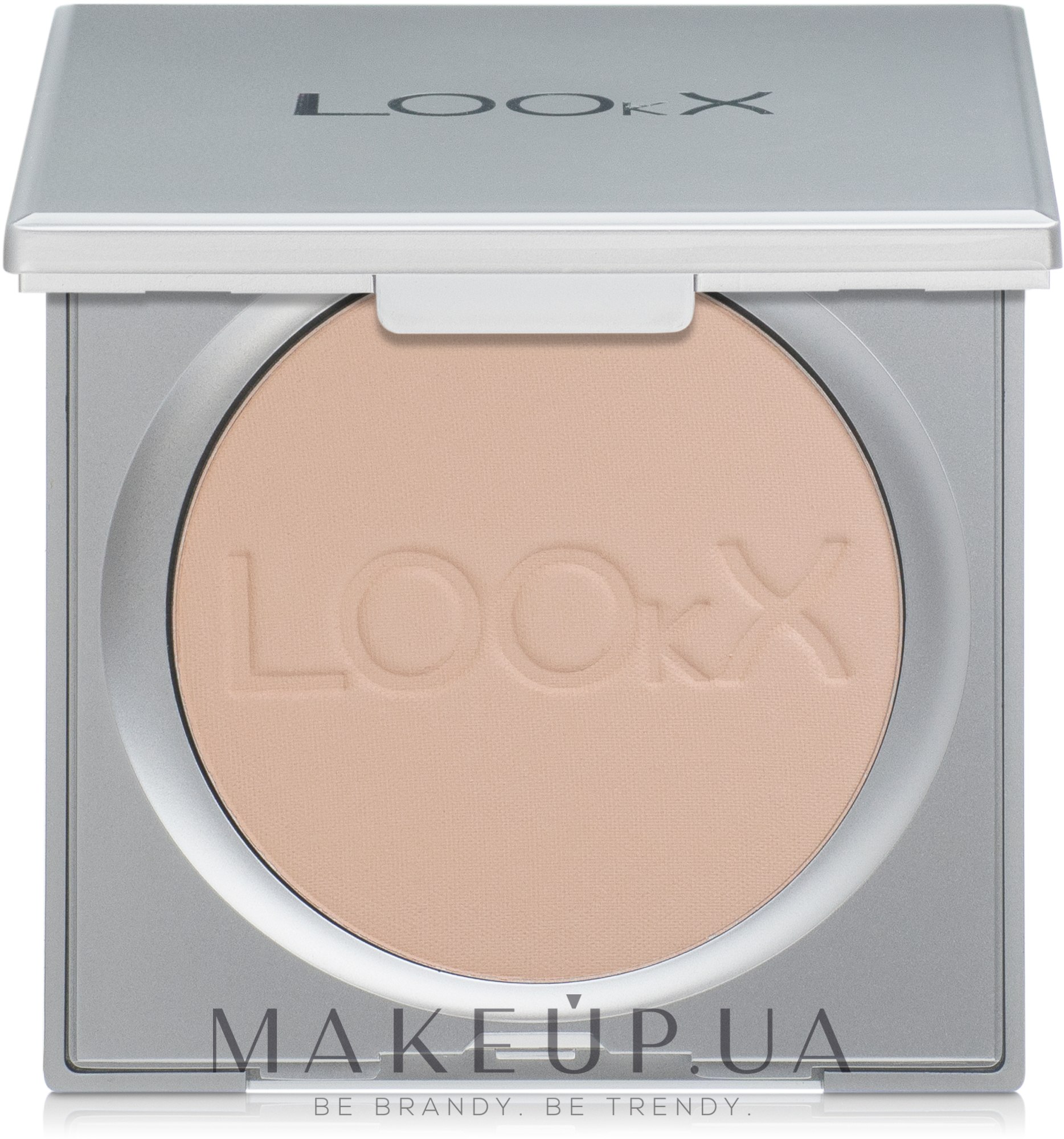 Пудра для обличчя - LOOkX Compact Powder — фото Pure Beige