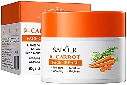 Духи, Парфюмерия, косметика Крем для лица с экстрактом моркови - Sadoer B-Carrot Face Cream