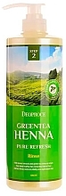 Кондиціонер для волосся - Deoproce Green Tea Henna Pure Refresh Rinse — фото N1