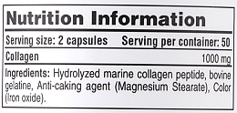 Морський колаген, капсули - PureGold Marine Hydrolyzed Collagen — фото N2