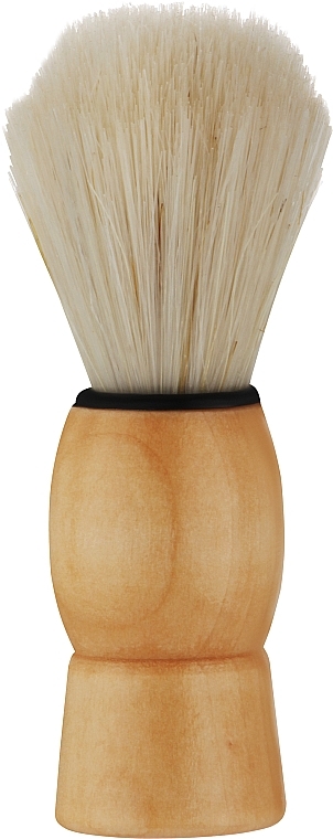 Помазок для гоління CS-170, 48 мм, світлий ворс/ручка дерев'яна - Cosmo Shop — фото N1