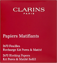 Духи, Парфюмерия, косметика Салфетки матирующие - Clarins Pore Perfecting Blotting Paper Refills