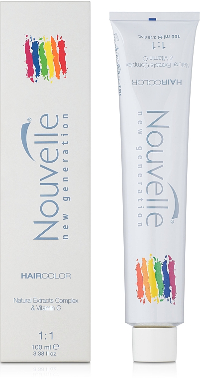 Краска для волос Nouvelle Hair Color 100 мл 10 Платиновый блондин