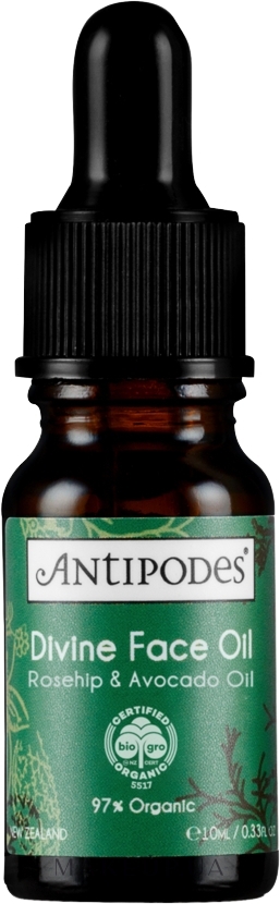 Масло для лица с шиповником и авокадо - Antipodes Divine Avocado & Rosehip Face Oil — фото 10ml