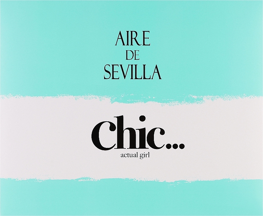Instituto Espanol Aire de Sevilla Chic - Набір (edt/150ml + b/cr/150ml + sh/gel/150ml) — фото N1