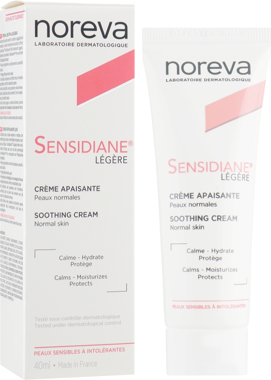 Крем для лица с легкой текстурой - Noreva Laboratoires Sensidiane Legere Soothing Cream Normal Skin