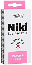 Сменный блок для ароматизатора - Mr&Mrs Niki Peach & Rose Refill — фото N2