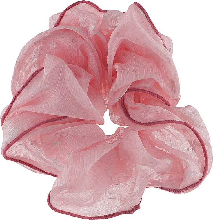 Резинка для волос P27148, d-13,5 см, розовая - Akcent — фото N1