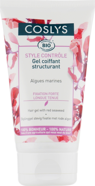 Гель для волосся сильної фіксації з червоними водоростями - Coslys Hair Care Styling Gel With Organic Red Seaweed — фото N1