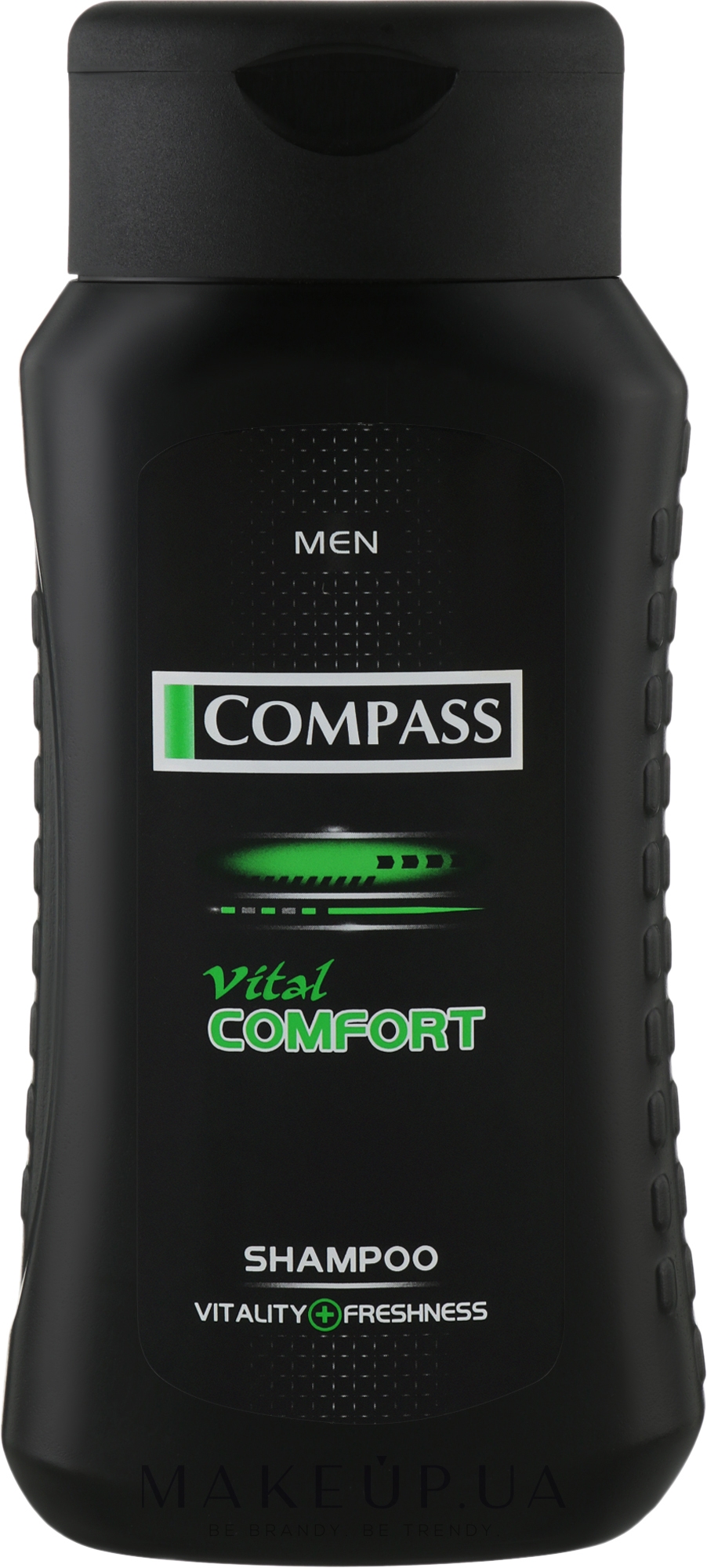 Чоловічий шампунь для волосся "Vital comfort" - Compass Solid Man Hair&Body Shampoo — фото 250ml