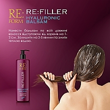 Гіалуроновий бальзам для об'єму і зволоження волосся - Re:form Re:filler Hyaluronic Balm — фото N6