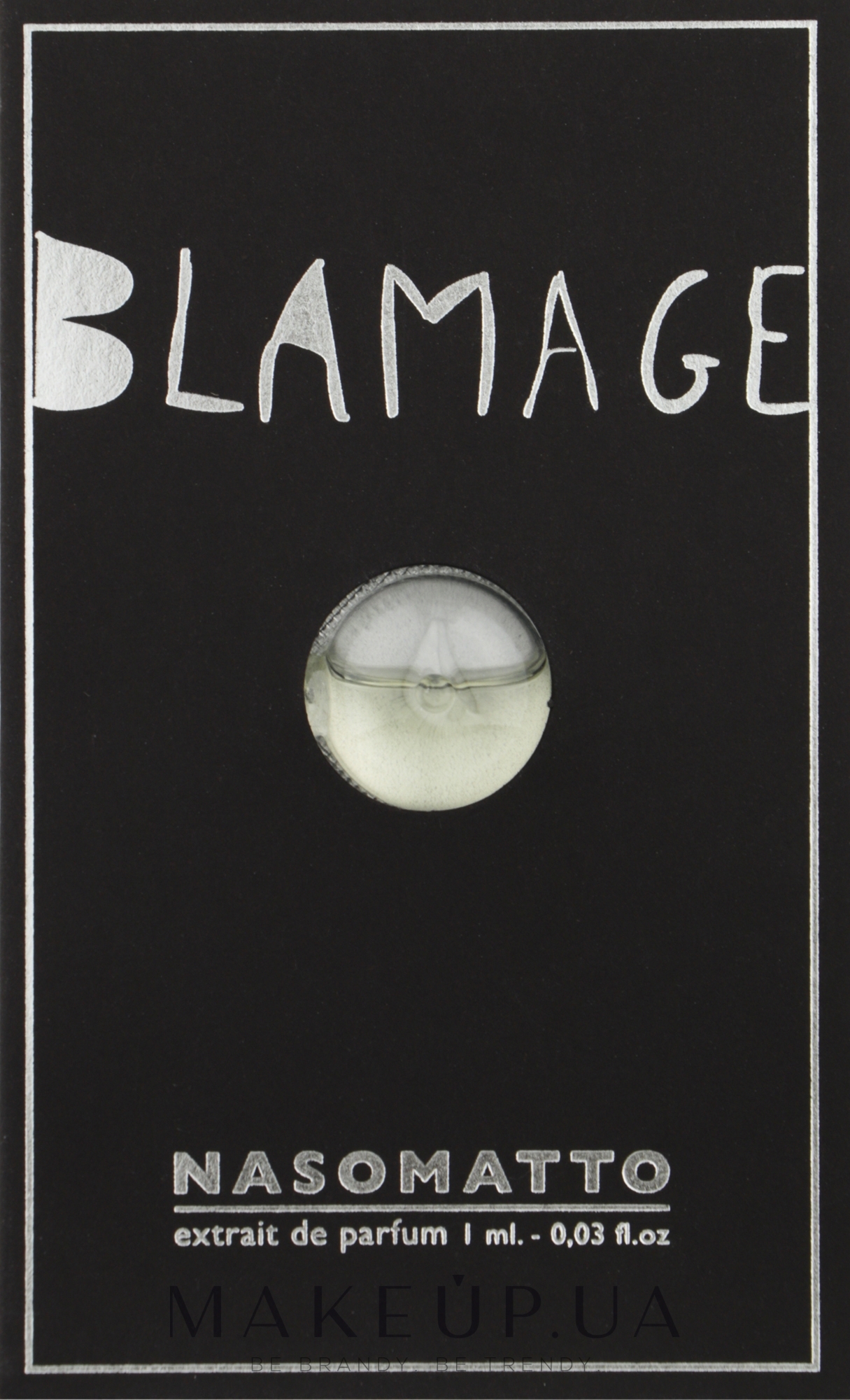 Nasomatto Blamage - Духи (пробник) — фото 1ml