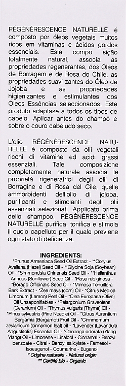 Тоник из растительных масел для кожи головы перед мытьем волос - Leonor Greyl Regenerescence Naturelle — фото N3