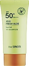 Сонцезахисний крем-гель з алое - The Saem Jeju Fresh Aloe Sun Gel SPF50+ PA++++ — фото N1