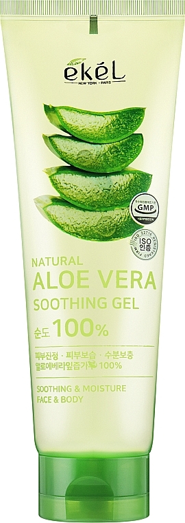 Универсальный увлажняющий гель с алоэ (туба) - Ekel Natural Aloe Vera 100% Soothing Gel — фото N1