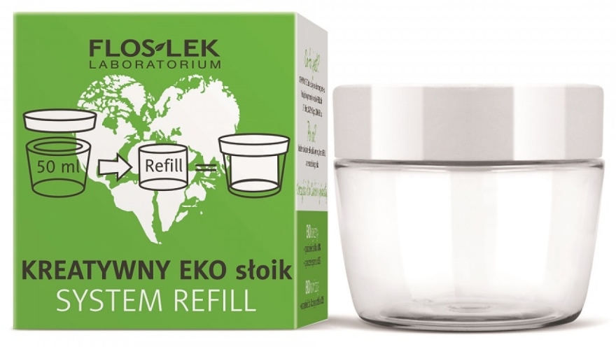 Універсальна екобаночка для крему - Floslek Creative Eco Jar System Refill — фото N1
