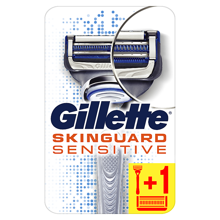 Бритва с 2 сменными кассетами - Gillette SkinGuard Sensitive — фото N3