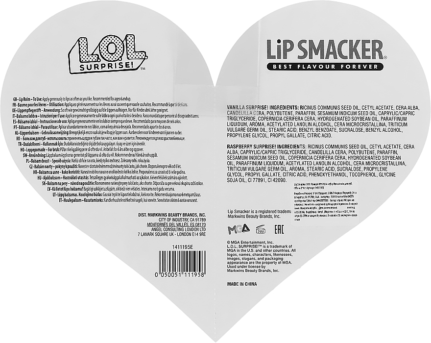 Набір бальзамів для губ - Lip Smacker L.O.L. Surprise! Rocker+Kitty Queen (lip/balm/4g) — фото N2