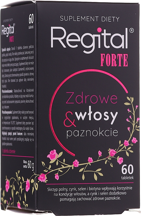 Пищевая добавка "Здоровые ногти и волосы" - Regital Forte  — фото N2