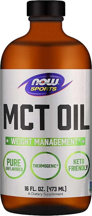 Олія МСТ, рідка - Now Foods Sports MCT Oil — фото N1