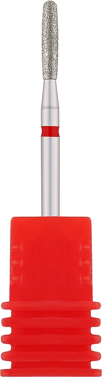 Фреза алмазна "Куля" 244 023R, діаметр 2,3 мм, червона - Nail Drill — фото N1
